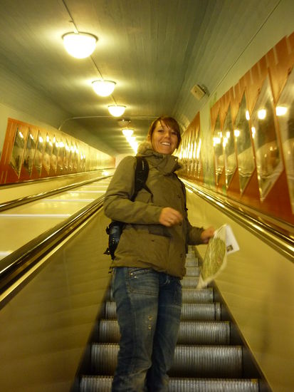 Die steilste Rolltreppe ever!