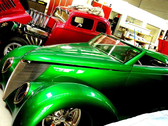 Barry White Speed Shop - in der Werkstatt