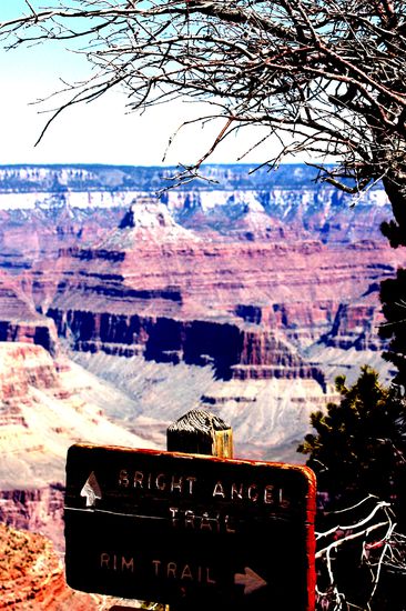 Bright Angel Track - nicht an einem Tag zu bewältigen!