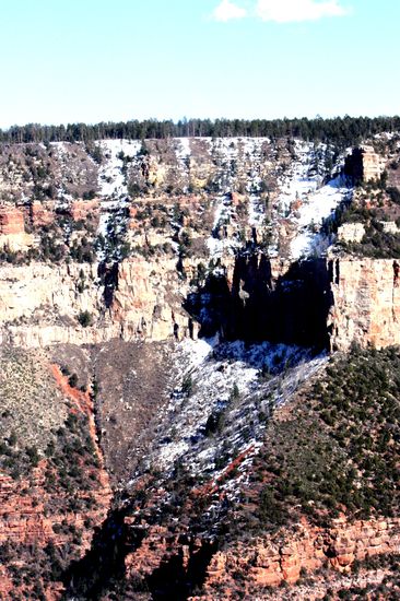 Auch hier liegt immernoch ein bisschen Schnee