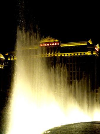Bellagio Fontäne mal aus einem anderen Blickwinkel