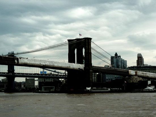 Bauarbeiten an der Brooklyn Bridge