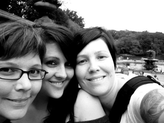 Jasmin, Kati und ich im Central Park. One last shoot!