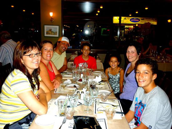 Buffet im Casa Corfu - danke Farid! Lecker war's!