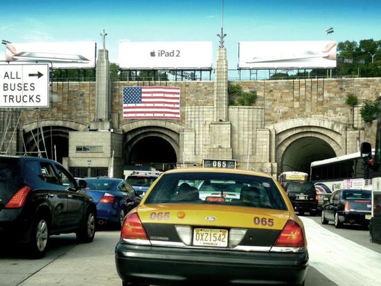 Einfahrt Lincoln Tunnel - direkt ab in die Hölle!