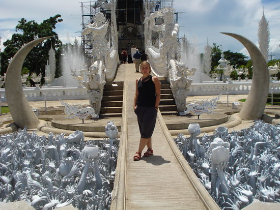 Weisser Tempel in Chiang Mai...