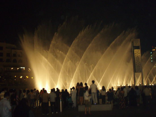 Water Fontain am Burj Khalifa
