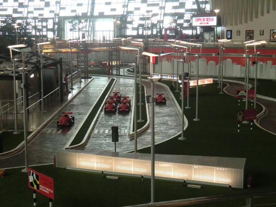 die Kinderrennstrecke