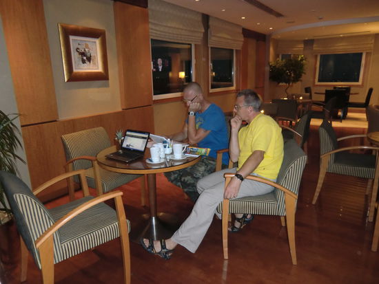 "Denker" bei der Arbeit 