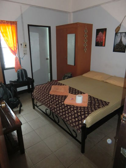 Das Zimmer für 9 Euro die Nacht