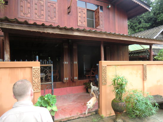 der Eingang zum "Wohnzimmer"