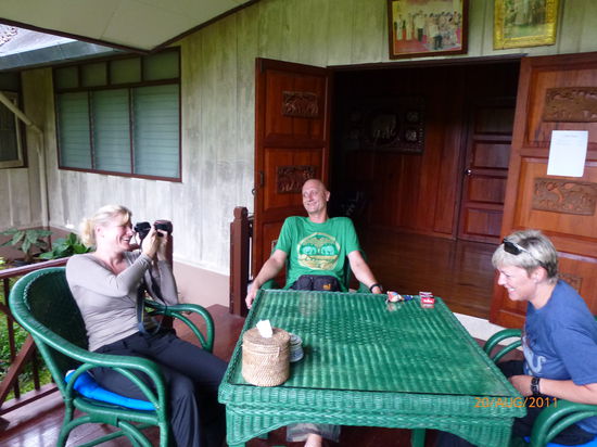 auf der Lodge - Terrasse