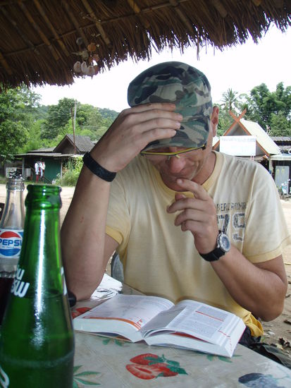 den "Loose" studieren gehört zur Tagesordnung