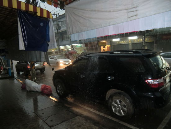 es regnet stärker......