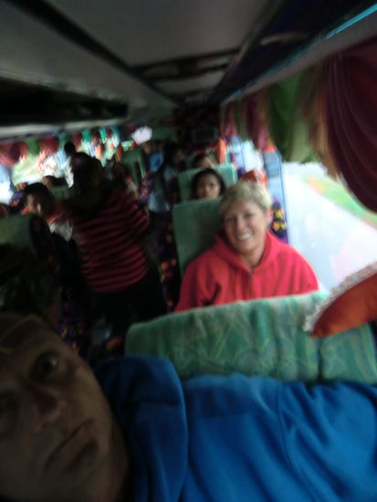 Schnapp im Bus : leider verwackelt