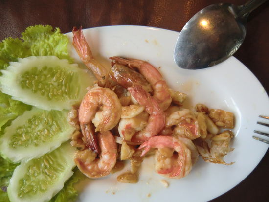 Shrimps mit Garlic &amp; Pepper