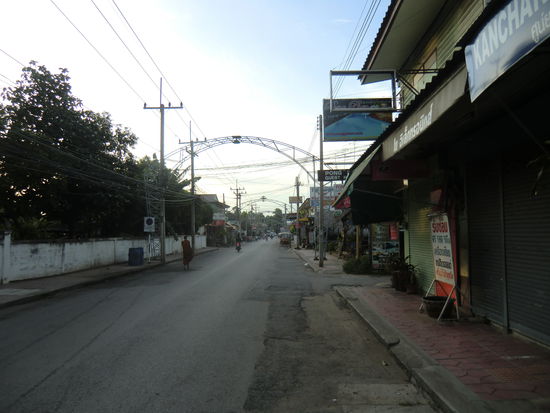 07.00 Uhr in Kanchanaburi