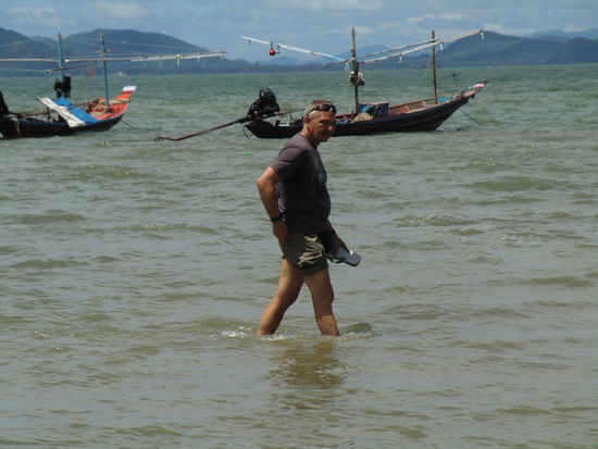 suchen Fische zum Fotografieren