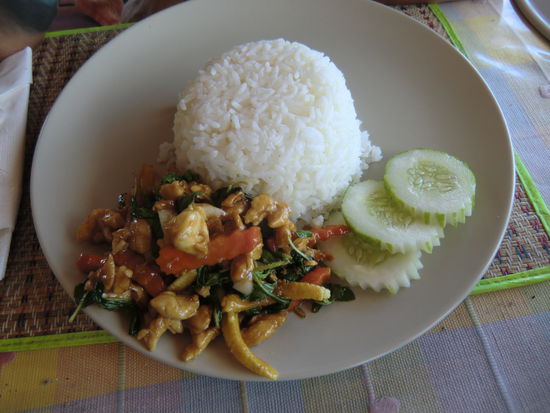 Fried Chicken mit Gemüse