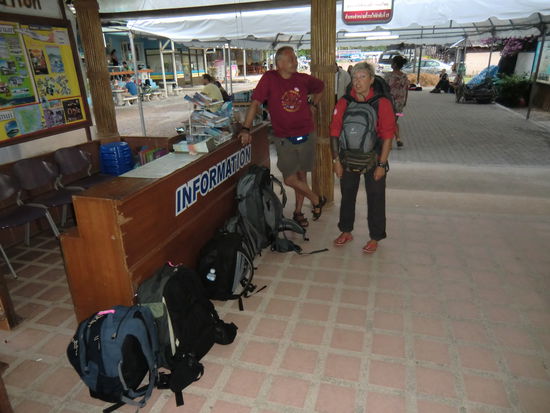 warten auf die Überfahrt