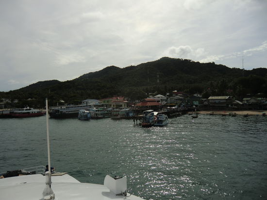 der  "Lomprayah-Pier" von Koh Tao