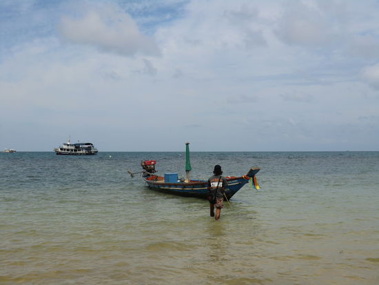 Unser Boot und der Bootsführer