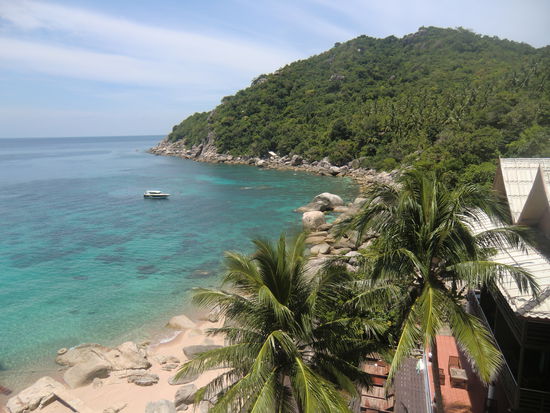 und konnten den Ausblick vom Restaurant aus genießen