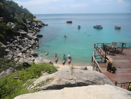 der Ausblick von der anderen Seite aus