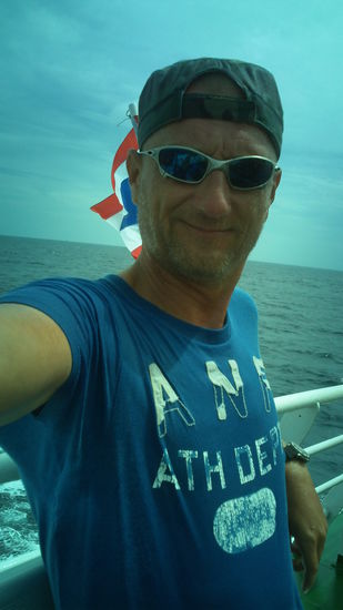 nasses Selbstportrait