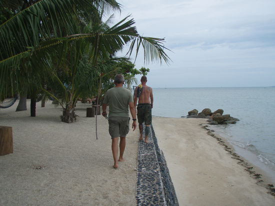 ....über Privatgelände.....