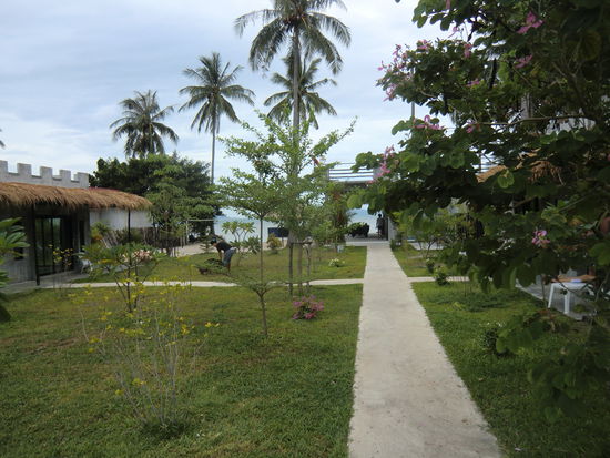 der Weg Richtung Strand