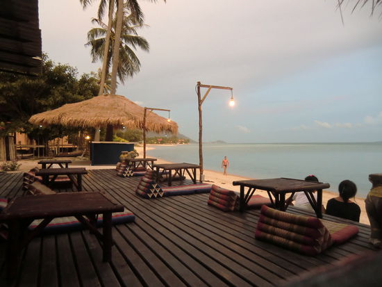 Abendstimmung im Resort