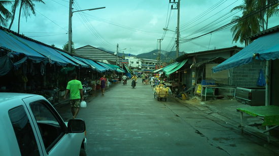 der Obst- und Gemüsemarkt