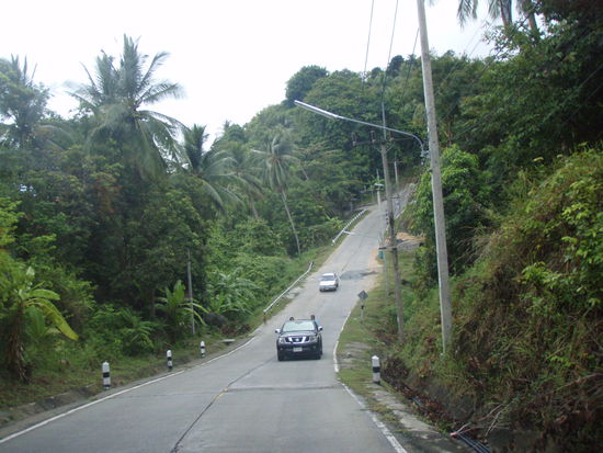 Ein wenig ist die Steigung schon zu erkennen