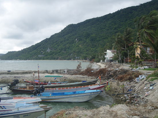 da hinten in der Bucht soll ein toller Strand sein...wir sehen nichts