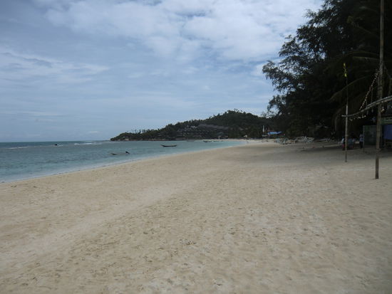 der Strand Haad Yao rechtsseitig