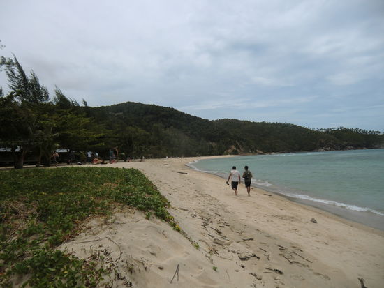 der Strand linksseitig von " Haad mae Haad"