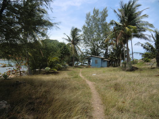 das muss noch eine der ersten Hütten sein, die hier erbaut wurden....