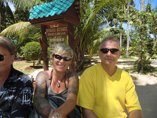 auf dem Pickup ist es gemütlich....