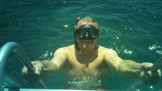 Ralle beim Auftauchen