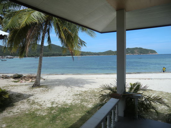 und der Ausblick von der kleinen Terrasse