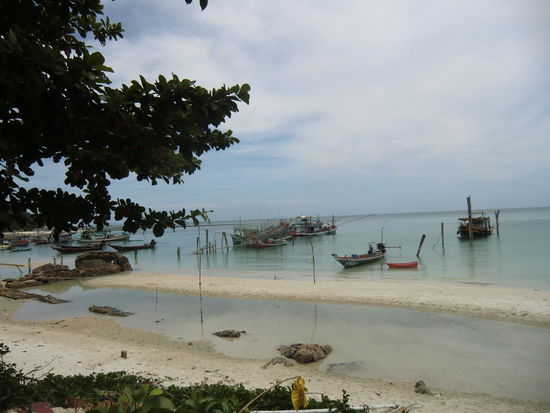 der Fischereihafen von Chaloklum