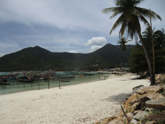 am Strand angekommen.....