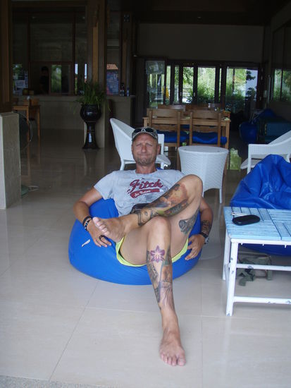 .....brauchen wir nach dem langen Weg...erst einmal einen Shake...