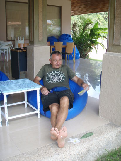 ...ist das bequem hier... 