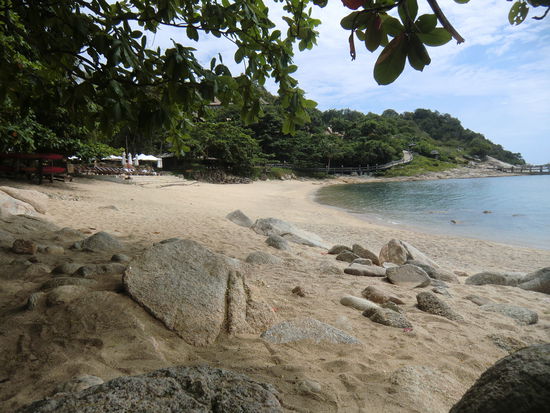 sieht gut aus, ist schön leer, aber unheimlich steinig ( auch im Wasser )