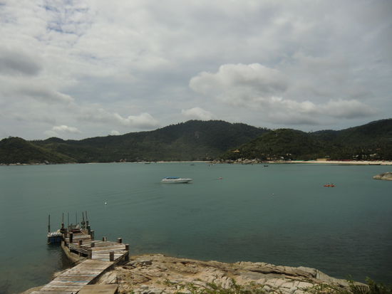 da hinten ist der Strand von Thong Nai Pan Yai