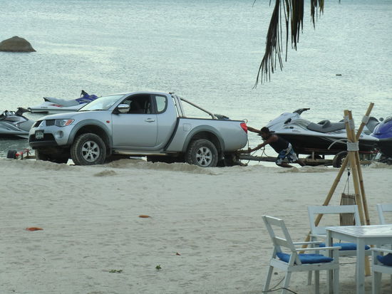 Jetski verladeaktion