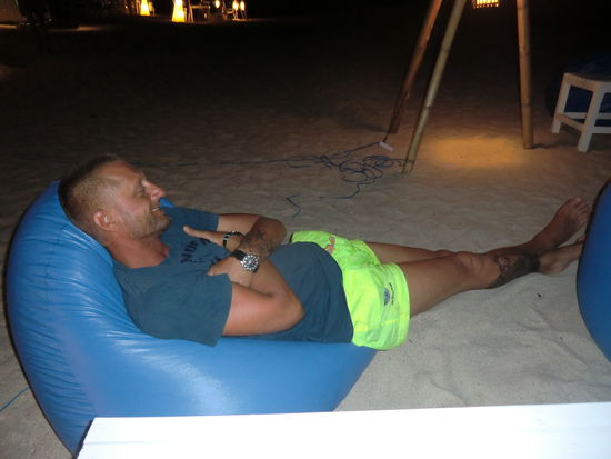 so lässt es sich jeden Abend aushalten !!!