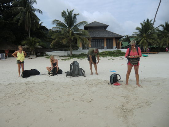 "Haltestelle" am Strand